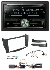 Автомагнитола Pioneer 2-DIN, Bluetooth, DAB, USB, CD, для Mercedes C W204