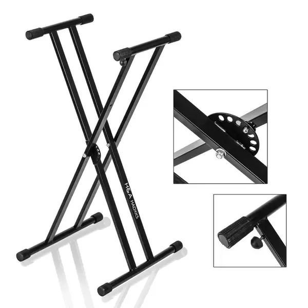 HA Double-X Keyboard Stand with Easy Lock #HA-DXKS