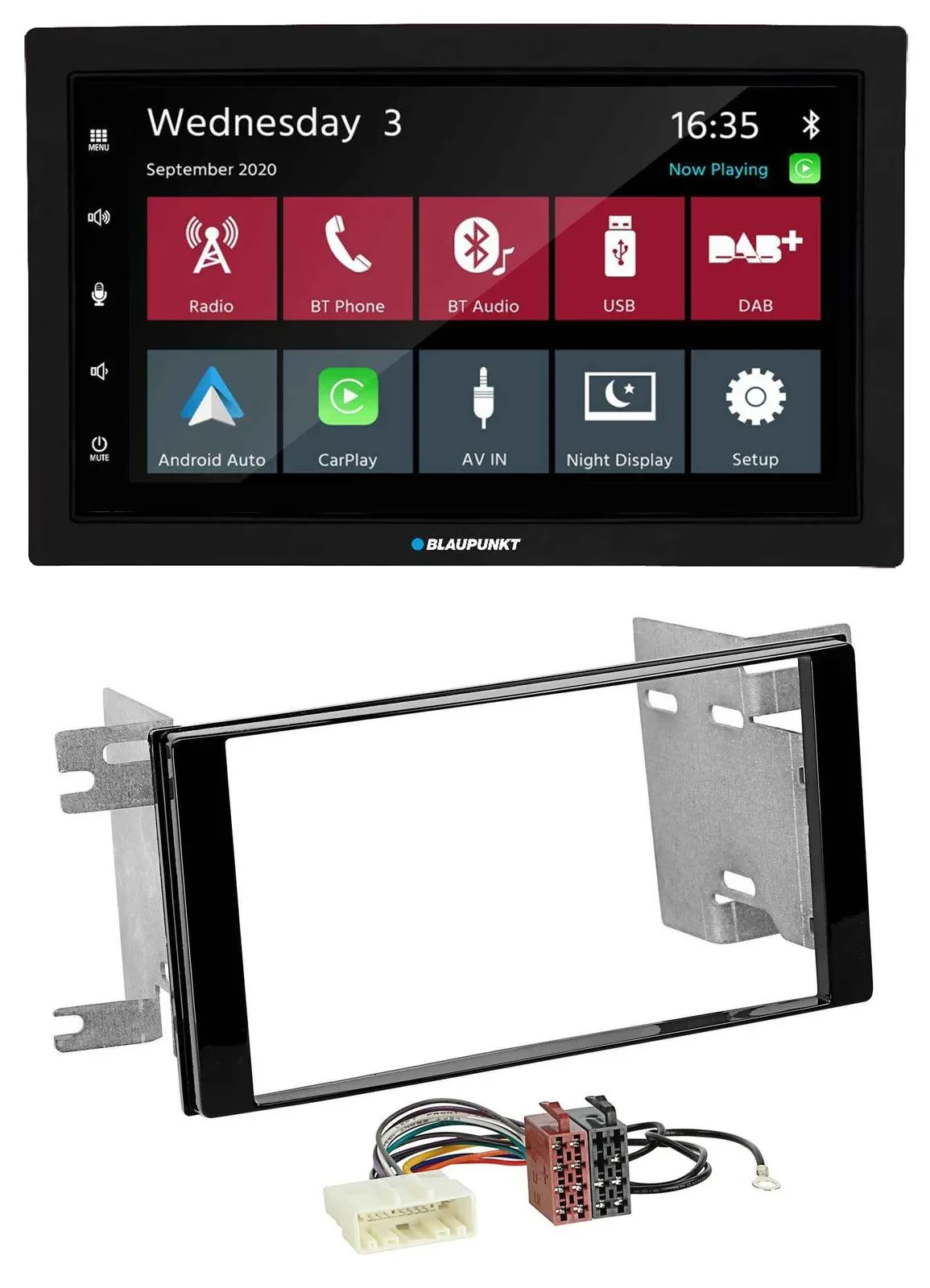 Blaupunkt DAB Bluetooth USB MP3 2DIN Autoradio für Subaru Impreza Forester 07-12