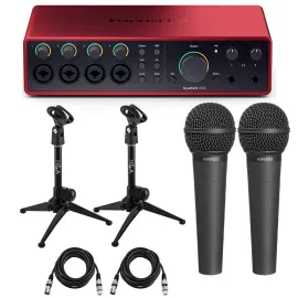 Focusrite Scarlett 18i16 4th Gen USB Audio Interface with Software Suite, Bundle