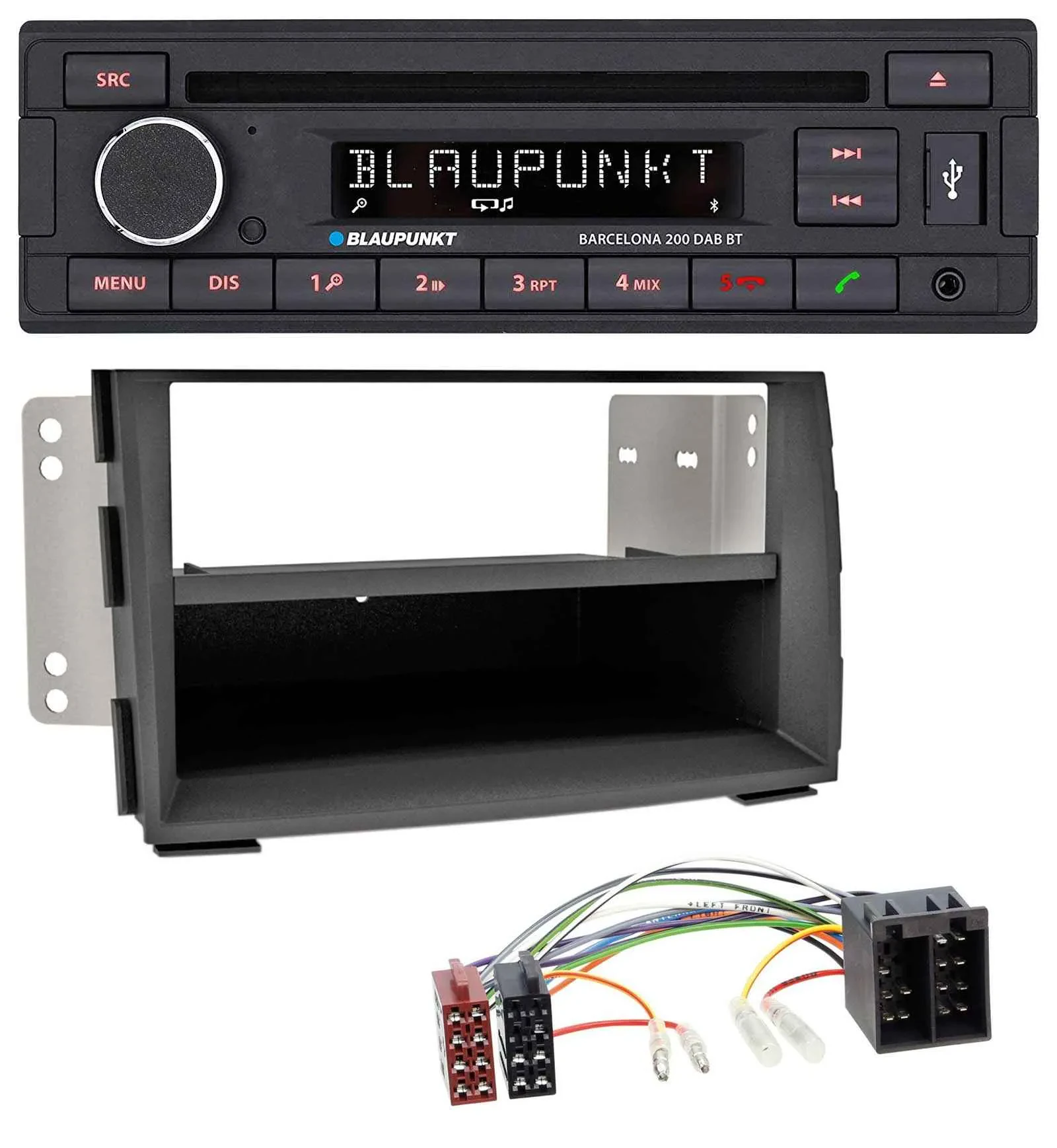 Blaupunkt USB DAB CD Bluetooth MP3 Autoradio für Kia Venga (YN, ab 2009)