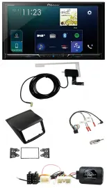 Pioneer 2DIN DAB USB Lenkrad Bluetooth Autoradio für Mitsubishi L200 2010-2015