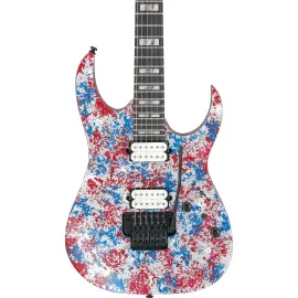 Электрогитара Ibanez RGR6A250 US 250th Anniversary LE накладка грифа эбони цвет красный/белый/синий