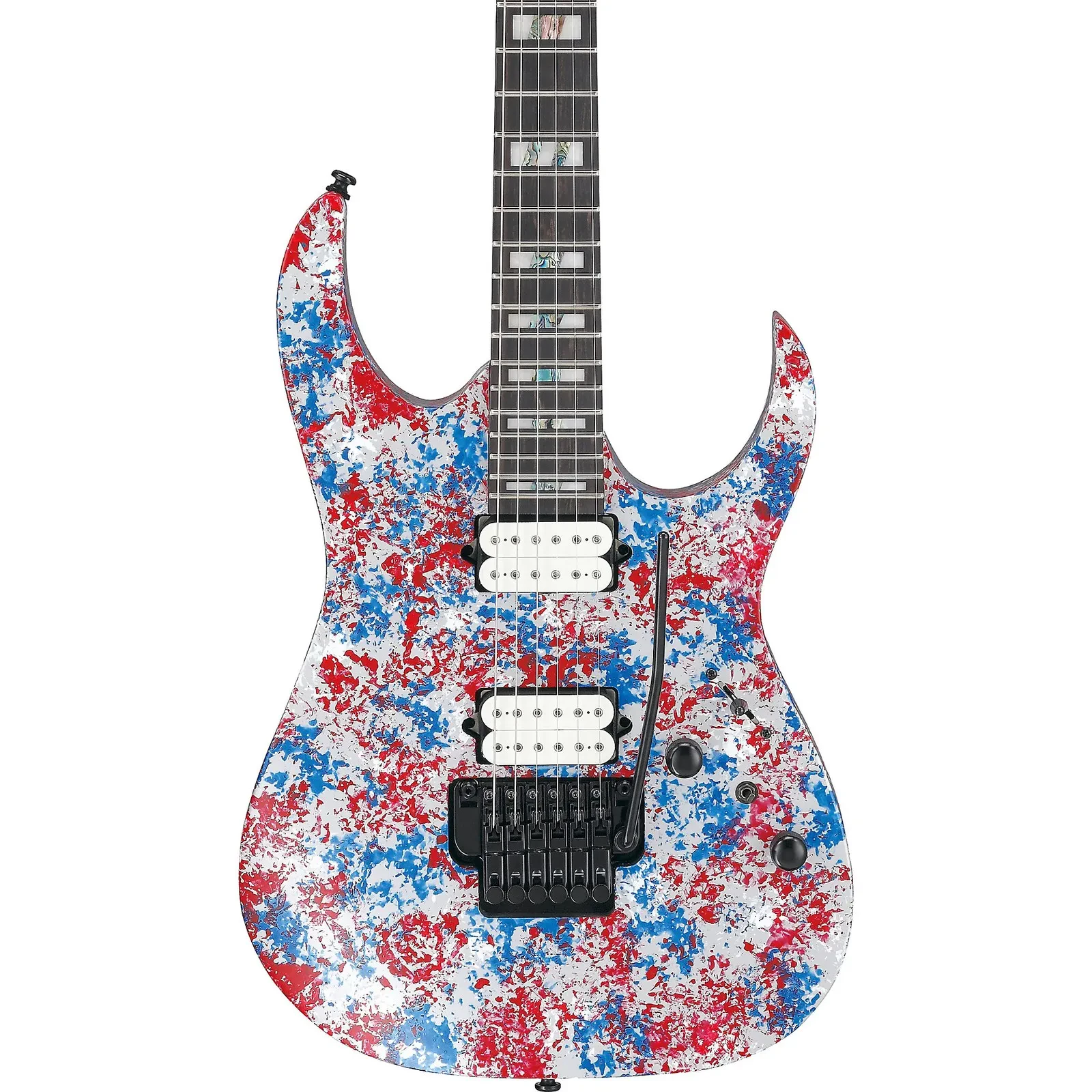 Электрогитара Ibanez RGR6A250 US 250th Anniversary LE накладка грифа эбони цвет красный/белый/синий