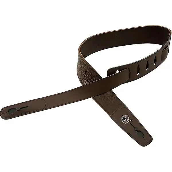 Ремень для гитары Lock-It Straps LIS-039L275-BRN Garment Leather Brown