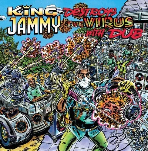Виниловая пластинка King Jammy - King Jammy Destroys The Virus With Dub [New Vinyl LP] Poster
