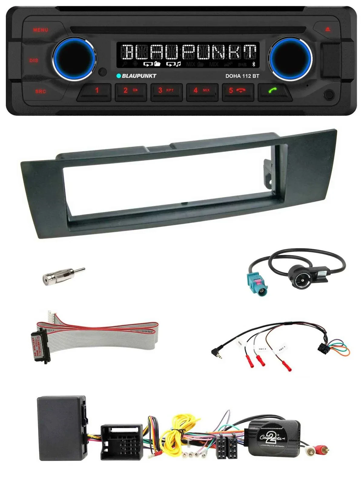 Автомагнитола для BMW 1 Series E87 2004–2013 Blaupunkt CD, MP3, Bluetooth, USB