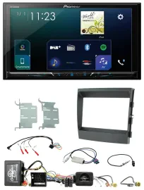 Pioneer Lenkrad Bluetooth USB 2DIN DAB Autoradio für Porsche Panamera MOST-Sound
