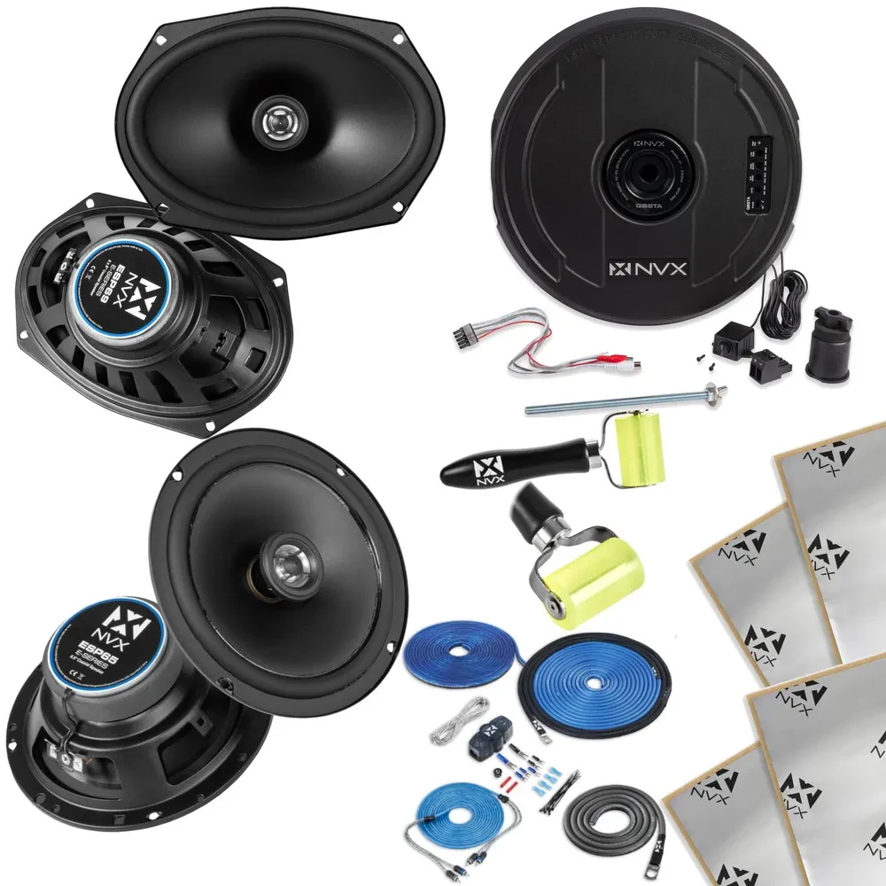 Сабвуфер активный для авто NVX QBSTA_65_69_STG1VKIT 11" (набор)