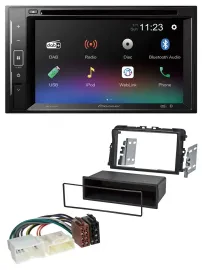 Pioneer Bluetooth MP3 USB 2DIN DAB DVD Autoradio für Opel Vivaro (2011-2015)