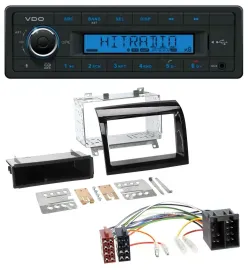 VDO AUX Bluetooth USB MP3 Autoradio für Peugeot Boxer Citroen Jumper Fiat Ducato