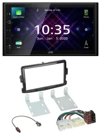 JVC DAB 2DIN MP3 Bluetooth USB Autoradio für Dacia Sandero Renault Traffic Opel