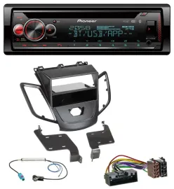 Автомагнитола Pioneer MP3 DAB CD Bluetooth USB для Ford Fiesta 2010–2017 (JA8)