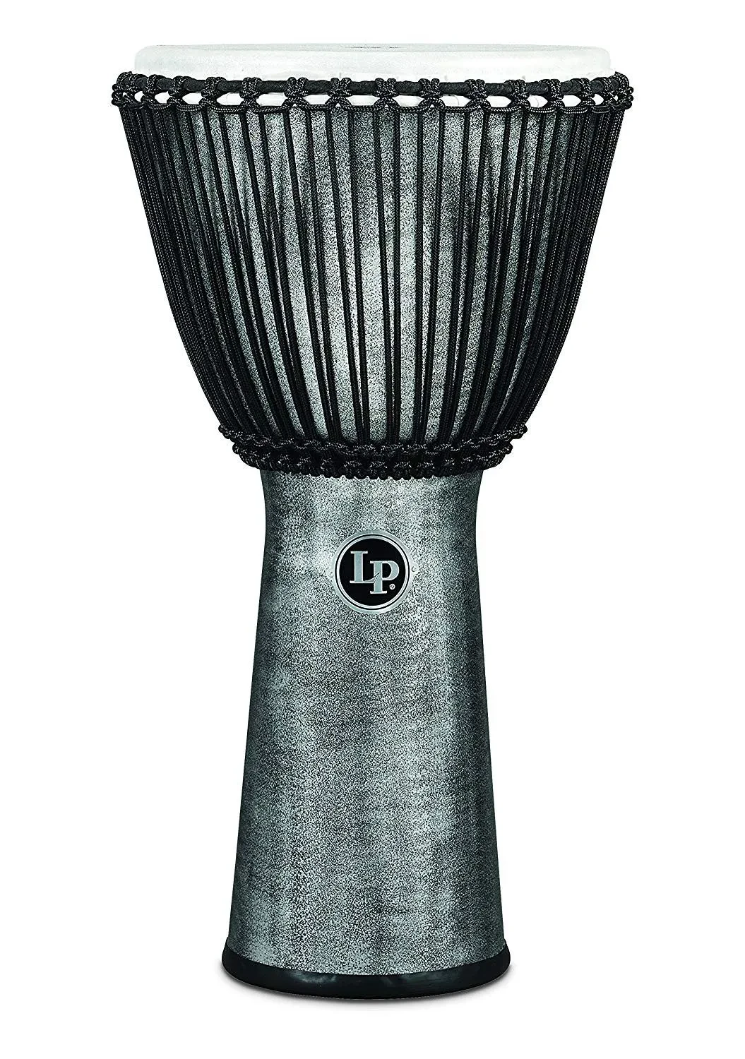 Latin Percussion LP725G Rope Djembe 12.5" Synthetic Shell, Synthetic Head, Gray