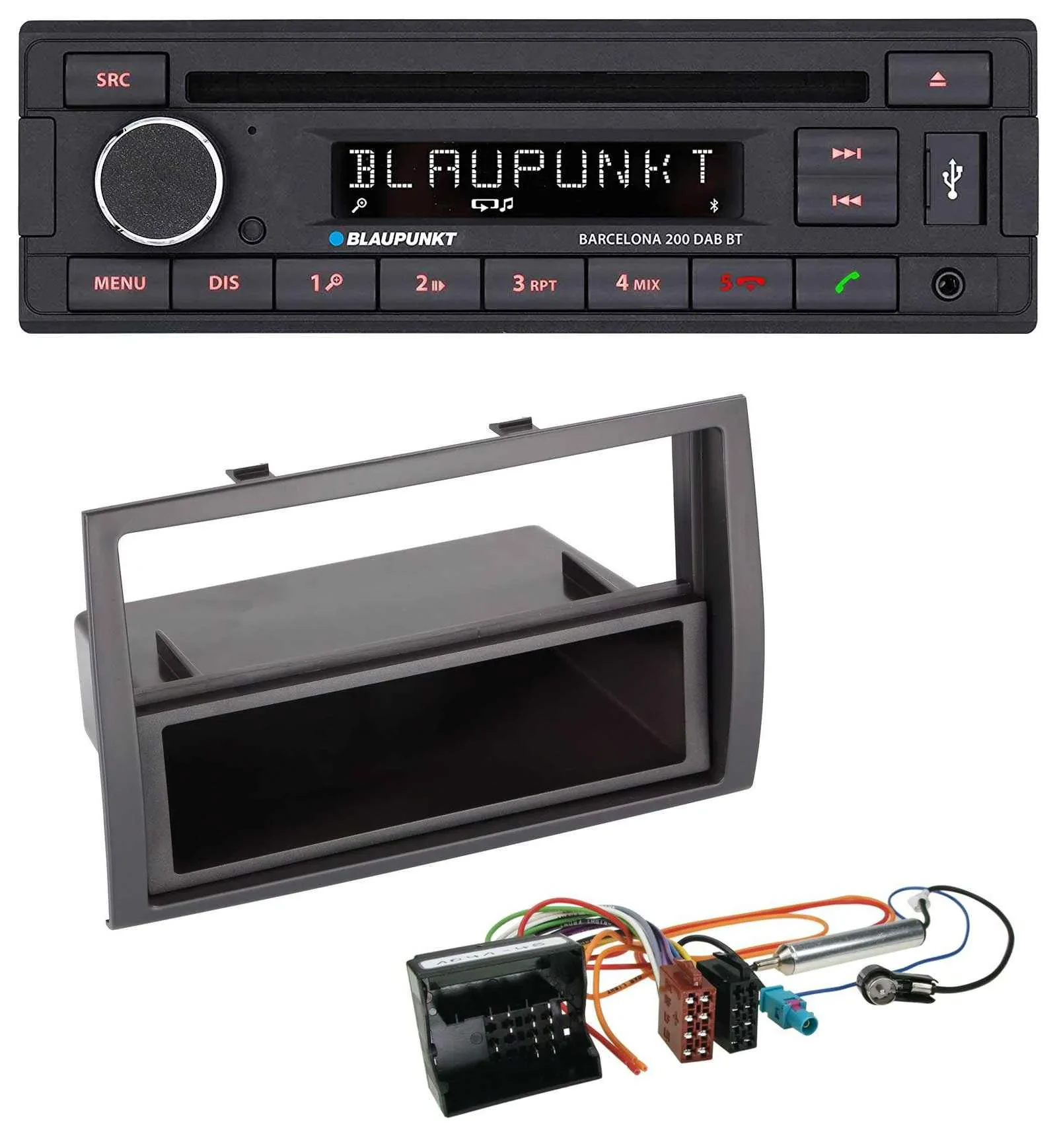 Blaupunkt USB DAB CD Bluetooth MP3 Autoradio für Citroen Jumper 2006-2011 Quadlo