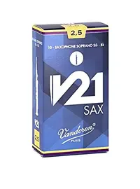 Трость для сопрано-саксофона №2.5 Vandoren V21 2.5 (SR8025) 1 шт.