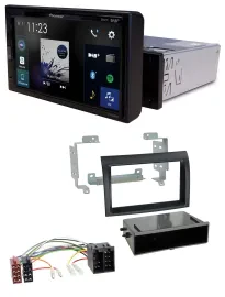 Pioneer DAB MP3 Bluetooth USB Autoradio für Fiat Ducato (2006-2010) schwarz