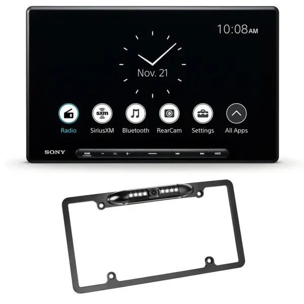 Sony XAVAX8500 10.1" Touchscreen Receiver w/ Plate Camera