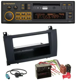 Pioneer DAB MP3 USB Bluetooth Autoradio für Mercedes SLK (R171, 2004-2011)