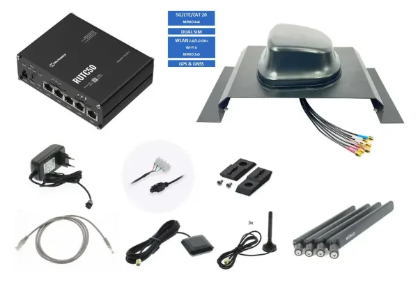Teltonika 5G WLAN Router RUTC50-12V Antenne DZ_1030-50 TEL-RUTC50-1030-50