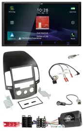 JVC USB Bluetooth 2DIN DAB Lenkrad Autoradio für Hyundai i30 ab 2009