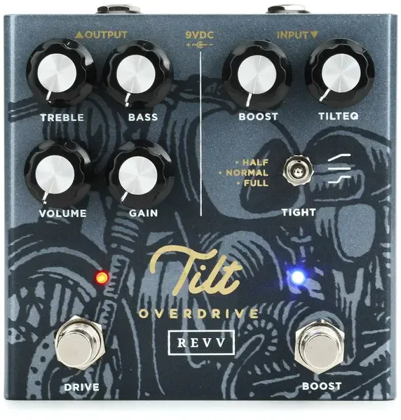 Педаль эффектов для электрогитары Revv Shawn Tubbs Tilt Overdrive