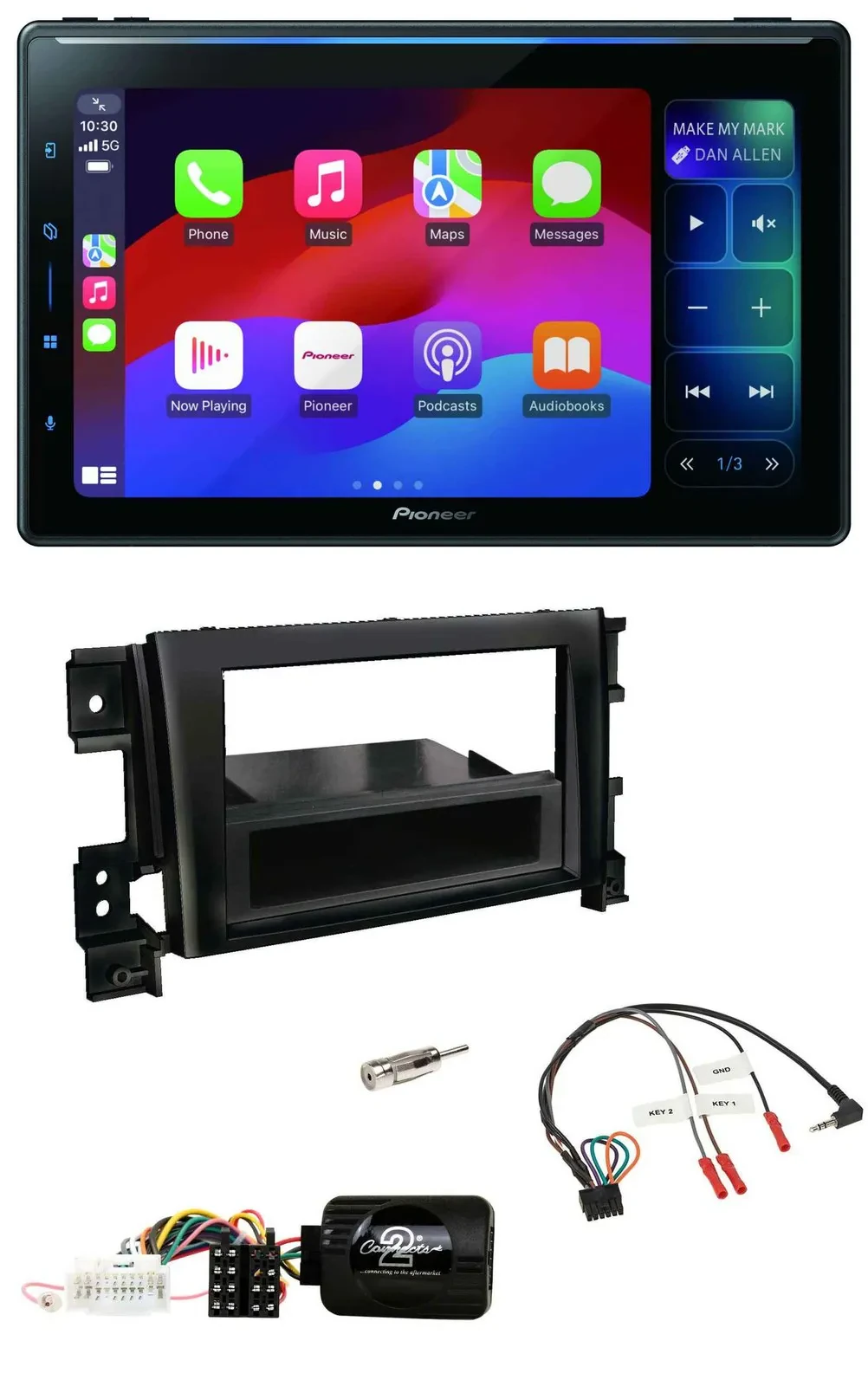 Pioneer Bluetooth DAB Lenkrad USB Autoradio für Suzuki Grand Vitara 2005-2011