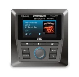 MTX AWMC3 | Gauge Style Amplified Marine Receiver with 3" Display