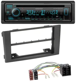 Kenwood Bluetooth DAB CD MP3 USB Autoradio für Iveco Daily (06-14) - schwarz