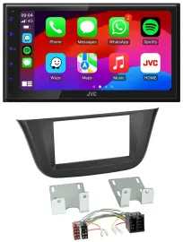 JVC Bluetooth 2DIN MP3 DAB USB Autoradio für Iveco Daily (ab 2014)