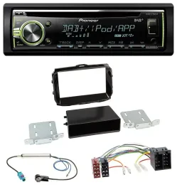 Автомагнитола для Alfa Romeo Giulietta (с 2013) Pioneer DAB, USB, MP3, AUX, CD, ISO, черный (piano black)