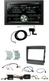 Pioneer CD USB Lenkrad Bluetooth 2DIN DAB Autoradio für Porsche Panamera 2009-20