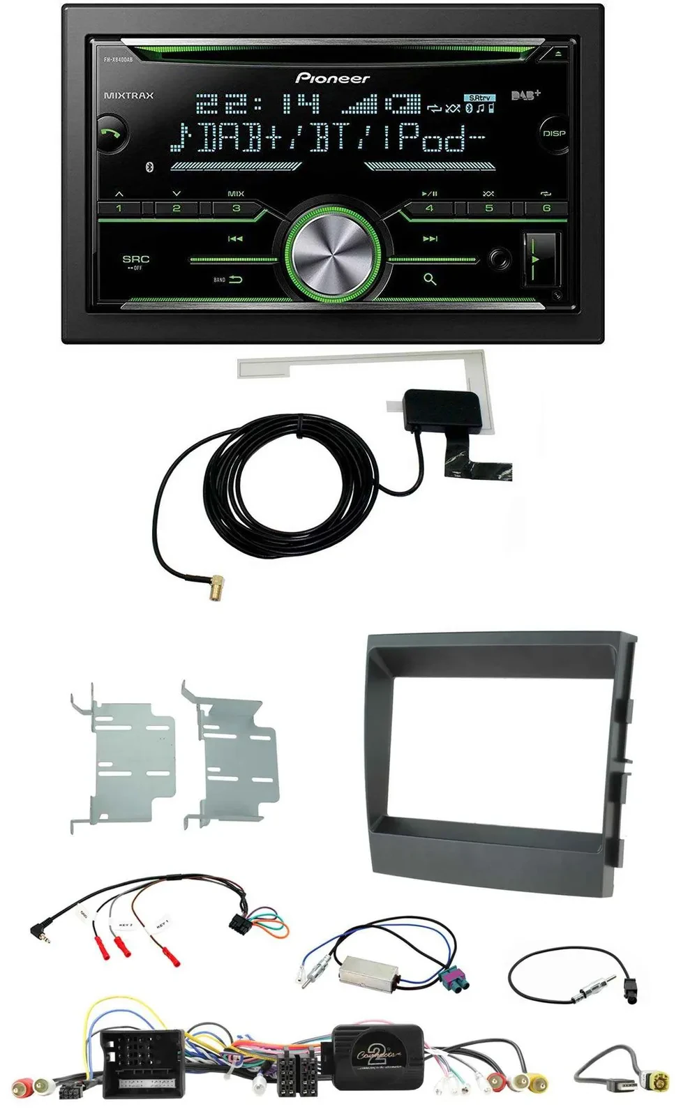 Pioneer CD USB Lenkrad Bluetooth 2DIN DAB Autoradio für Porsche Panamera 2009-20