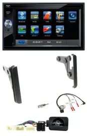 Blaupunkt SD USB TMC Bluetooth 2DIN Lenkrad Navigation für Toyota Yaris 2007-201