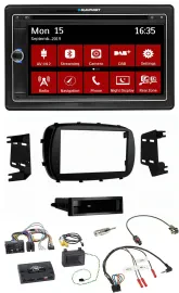 Blaupunkt Bluetooth DAB 2DIN USB DVD Lenkrad Autoradio für Fiat 500X ab 2014