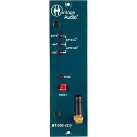 Модульный студийный синтезатор Heritage Audio BT-500V2 500 Series Bluetooth Streaming Module