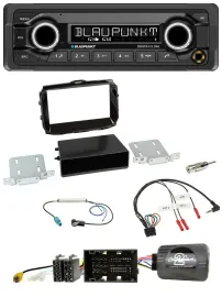 Blaupunkt Bluetooth DAB Lenkrad USB Autoradio für Alfa Giulietta 13-21 piano-sch