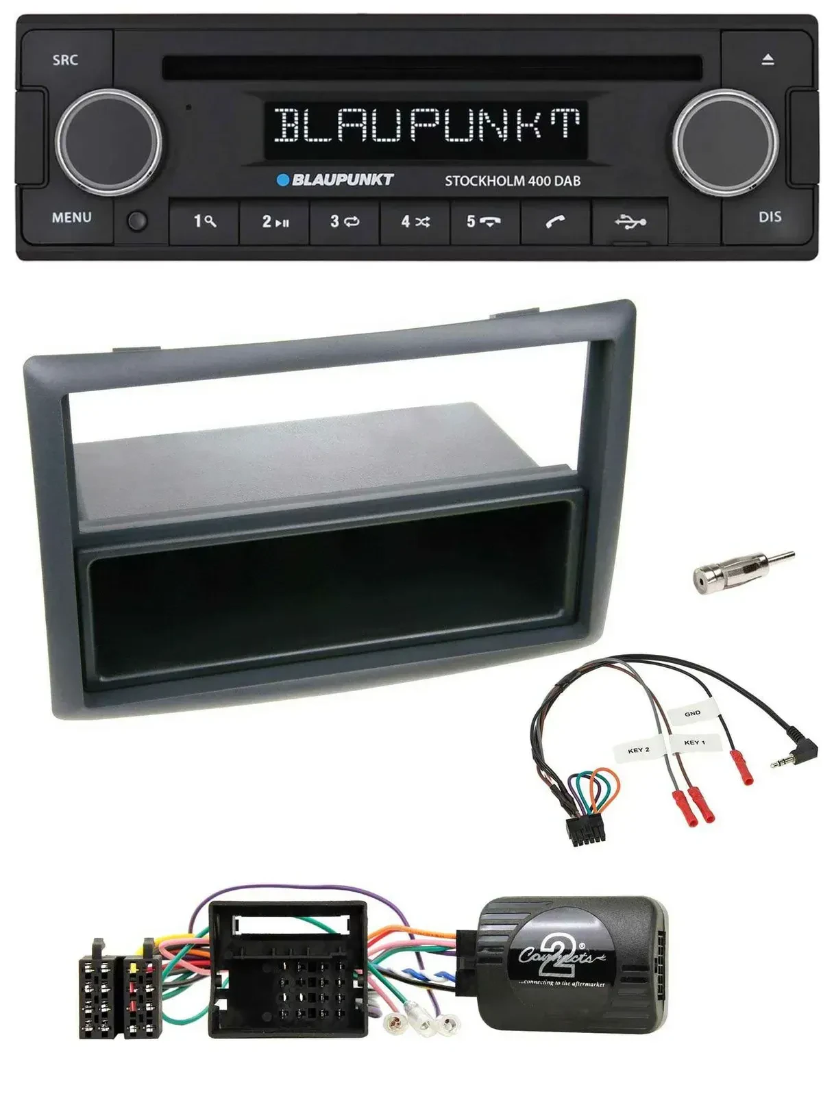 Blaupunkt Lenkrad Bluetooth DAB CD USB Autoradio für Renault Megane 2009-2012