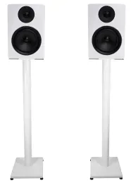 Pair Rockville APM6W 6.5" 350W Powered USB Studio Monitor Speakers+37" Stands