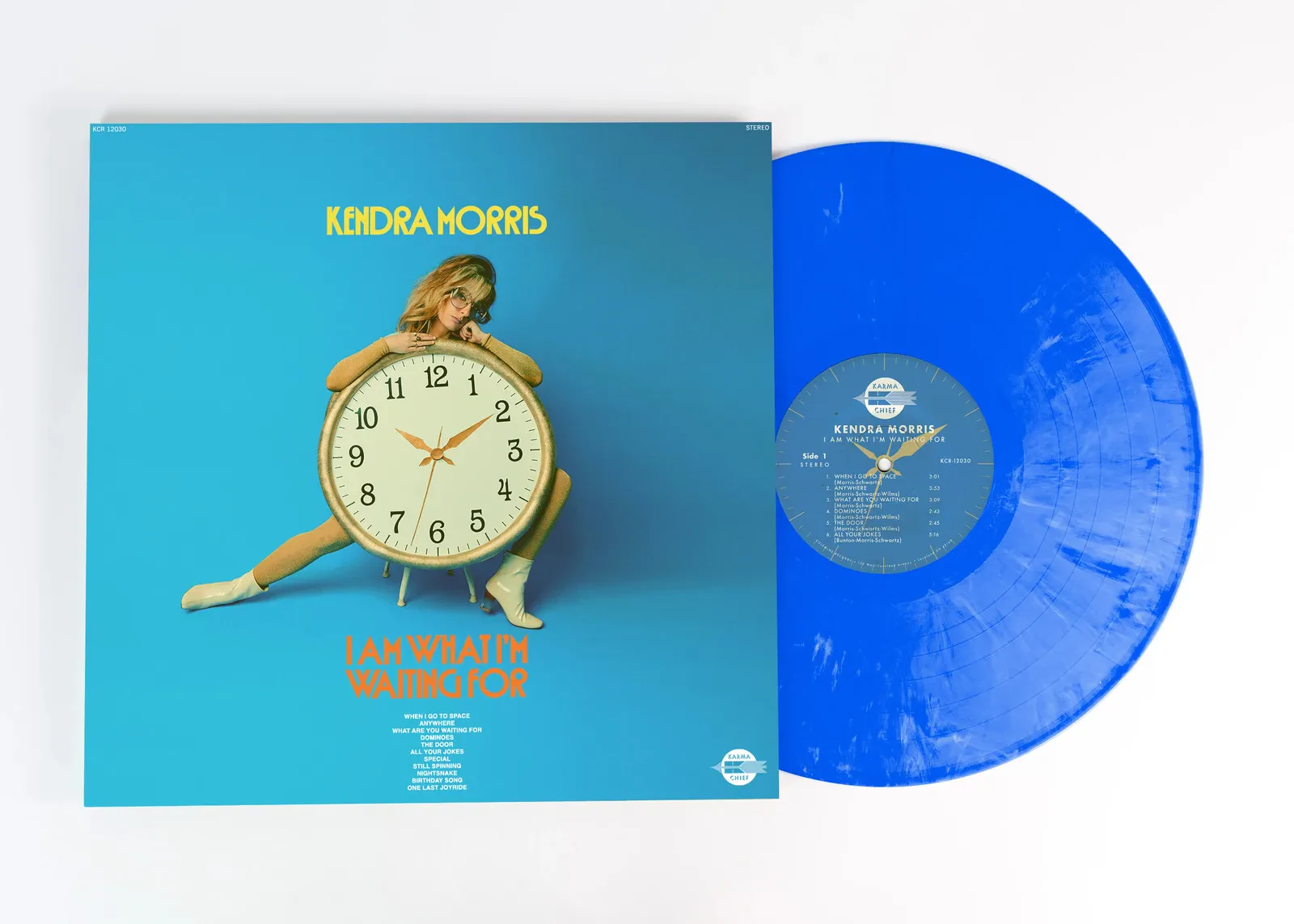 Kendra Morris - I Am What I'm Waiting For [Blue w/ White Swirl Vinyl] NEW Sealed
