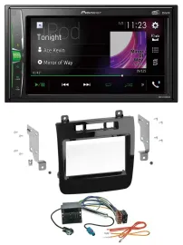 Pioneer 2DIN MP3 DAB USB Bluetooth Autoradio für VW Touareg (2010-2014)