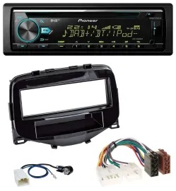 Pioneer DAB MP3 CD USB Bluetooth Autoradio für Toyota Aygo (2014-2021)