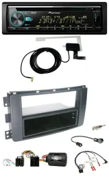 Pioneer MP3 Lenkrad CD USB DAB Autoradio für Smart ForFour 2004-2006 schwarz