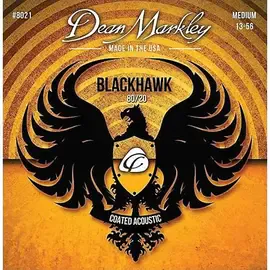 Комплект струн для акустической гитары Dean Markley Blackhawk 80/20 DM8021, 13-56
