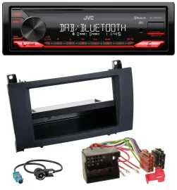 JVC Bluetooth USB DAB MP3 Autoradio für Mercedes SLK (R171, 2004-2011)