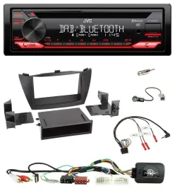JVC CD DAB USB Bluetooth Lenkrad Autoradio für Hyundai Tucson 2010-2015