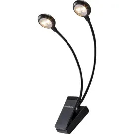 Roland Dual LED Clip Light with Warm White Lights, 4 Bulbs