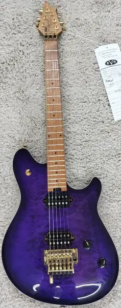 EVH Wolfgang Special Quilt Maple guitar, Baked Neck, Floyd Rose, Purple Burst