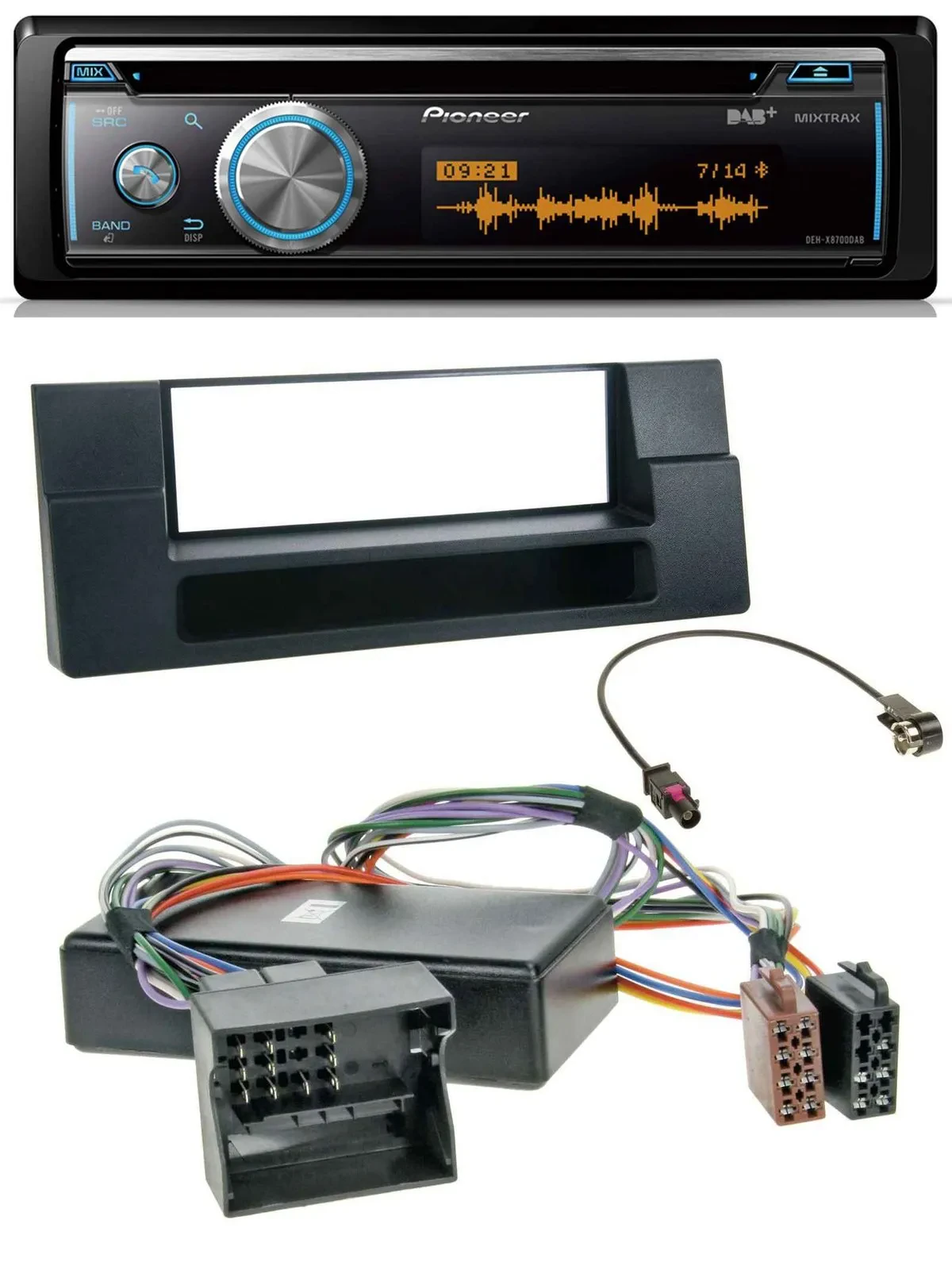 Автомагнитола для BMW X5 E53 и 5 Series E39 Pioneer MP3 DAB USB CD Bluetooth с нишей