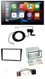 Pioneer MP3 USB Bluetooth DAB 2DIN Autoradio für Opel Corsa C Meriva Signum Vect